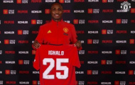 Odion Ighalo có lần đầu tiên trong màu áo Man United