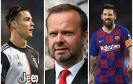 CR7, Ed Woodward và ‘1001 lí do’ Man Utd nên quên ngay Messi!