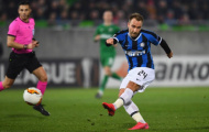 Với 3 cú sút sau 11 phút, Eriksen khiến truyền thông Italia trầm trồ