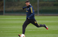 Dù bị lãng quên nhưng tân binh của Arsenal vẫn miệt mài trui rèn kỹ năng