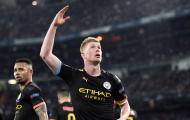 Đội hình tiêu biểu lượt đi vòng 16 đội cúp C1: De Bruyne 'làm hết'