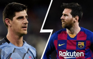 Cả gan xỉa xói Messi, Courtois nhận cái kết đắng không tưởng từ Barcelona
