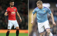 Chỉ 4 trận ở M.U, Fernandes đã hơn hẳn De Bruyne