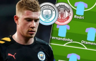 Man City ra sân với đội hình nào ở derby Manchester?