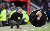 Pep Guardiola gục đầu, suýt 'rơi lệ' sau trận thua ê chề của Man City