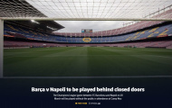 CHÍNH THỨC: Barca và Messi nhận hung tin trước thềm tái đấu Napoli