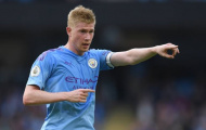 De Bruyne không góp mặt trong TOP 5 đánh giá của Whoscored
