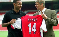 Thierry Henry lý giải vì sao chọn số áo 14 ở Arsenal