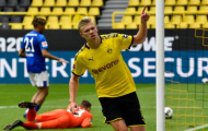 Haaland bùng cháy, Dortmund nghiền nát Schalke ngày Bundesliga trở lại