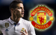 Chuyển nhượng M.U 10/06: Lên kế hoạch thâu tóm James Rodriguez