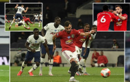 Pogba và Fernandes ghi dấu ấn, Man Utd hú vía trước Tottenham