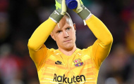 Ter Stegen đang trải qua mùa giải tồi tệ nhất cùng Barcelona