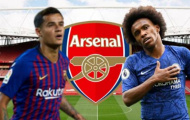 Có Willian & Coutinho, đội hình Arsenal đáng gờm ra sao?