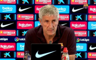 Setien: 'Trận đấu với Napoli vẫn chưa thể chấm dứt triều đại của tôi tại Barca'