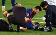 Chân trái Messi sưng vù, nguy cơ vắng mặt trận đại chiến Bayern?