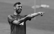 Bruno Fernandes cười tít mắt, sẵn sàng cho trận đại chiến Sevilla