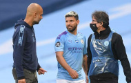 XONG! Aguero vắng mặt trận Man City gặp Lyon