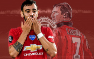 Bruno Fernandes từ chối được so sánh với Eric Cantona