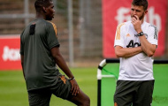 Carrick làm việc riêng với Pogba, Man Utd căng sức trong buổi tập cuối