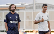 Ronaldo ra dấu, ủng hộ Pirlo trong buổi tập đầu tiên