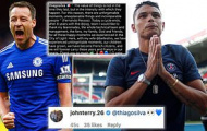 Thiago Silva nói lời chia tay PSG, John Terry lập tức làm 1 điều