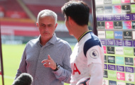 Son Heung-min đang phỏng vấn, Mourinho chen vào nói đúng 1 câu rồi rời đi