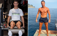 Choáng với cơ đùi khổng lồ của Ronaldo ở tuổi 35