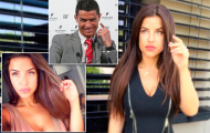 Ái nữ ngực khủng 'săn sóc' đặc biệt cho Ronaldo trong buổi ghi hình