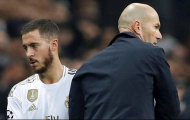 Eden Hazard tiếp tục bị Zidane loại khỏi đội hình Real Madrid