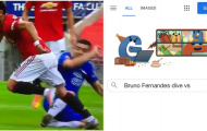 Bật cười với kết quả của Google khi gõ từ khóa 'Bruno Fernandes ăn vạ với...'