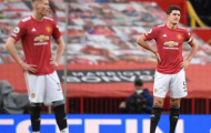 CHOÁNG! Maguire lại 'diễn hài', kéo Shaw ngã chổng vó để cầu thủ Spurs thoải mái sút tung lưới M.U