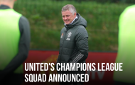 CHÍNH THỨC! Man Utd công bố danh sách dự Champions League: 4 gương mặt mới, loại 3 cái tên