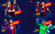 CHÍNH THỨC! Barcelona cùng lúc công bố 4 bản HĐ mới