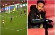 Phát bực với 1 sao Arsenal, Aubameyang càu nhàu đẩy ghế dự bị 2 lần