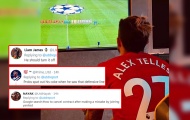 CĐV Man Utd: 'Nhìn hàng thủ Quỷ Đỏ, có lẽ Telles phun cả ly coca vào tivi'