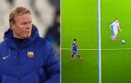 Messi lững thững đi bộ không tranh bóng, Koeman phá vỡ im lặng