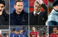 Toàn cảnh Big Six EPL hiện tại: Man Utd khốn khổ, Arsenal lao đao