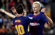Rakitic thổn thức về Messi