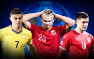 Top 10 ngôi sao đỉnh nhất lỡ hẹn VCK EURO 2020