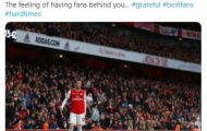 Arsenal thua thảm, Mesut Ozil gửi thông điệp đến người hâm mộ 