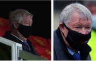 CHOÁNG với vẻ tiều tụy của Sir Alex khi xuất hiện trong trận derby Manchester