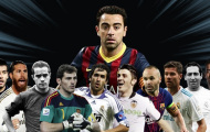 Xavi và 10 danh thủ Tây Ban Nha xuất sắc nhất mọi thời đại