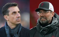 Gary Neville: 'Klopp rất tuyệt nhưng ông ấy đã sai rồi...'