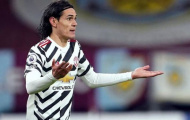 CĐV Man Utd gửi thông điệp đến Cavani sau trận thắng Burnley