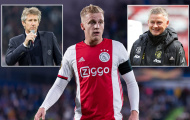 XONG! Van de Beek thất sủng, Van der Sar lập tức nói chuyện với M.U