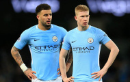 Pep Guardiola lên tiếng về 2 ca chấn thương của Walker và De Bruyne