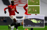 Pogba nhảy múa giữa 3 cầu thủ Fulham trước khi 'bón hành' cho Areola
