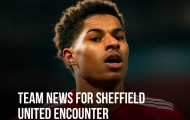 XONG! Đội hình M.U đấu Sheffield: 'Quái thú' trở lại, rõ chấn thương của Rashford