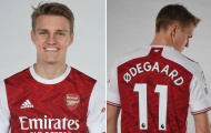 Martin Odegaard nhận số 11, 'ngầm' xác nhận số 10 của Arsenal đã có chủ
