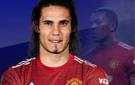 Tiền đạo không phổi Cavani khiến Martial phải xấu hổ ra sao?